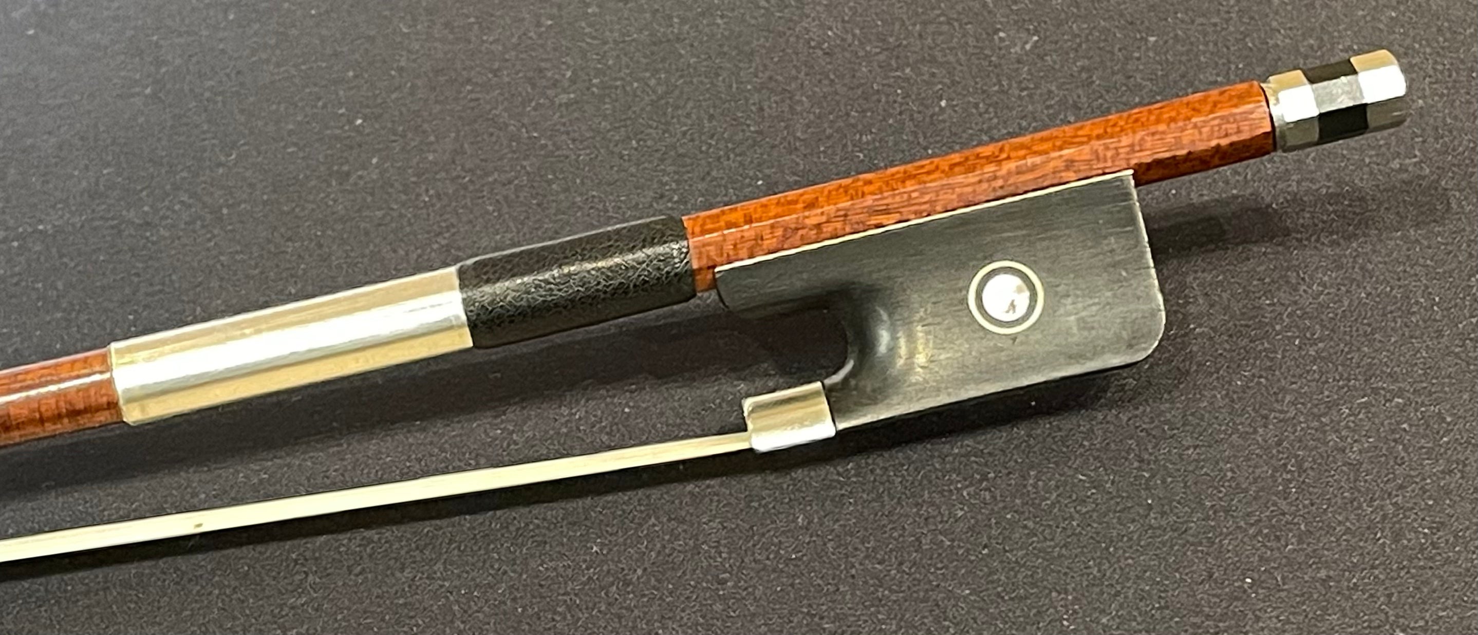 Full Size Viola Bow - Natural Carbon Fiber F. Dulcet Model