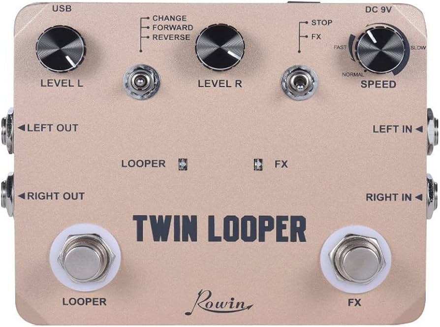 Rowin Twin Pedal Loop Station