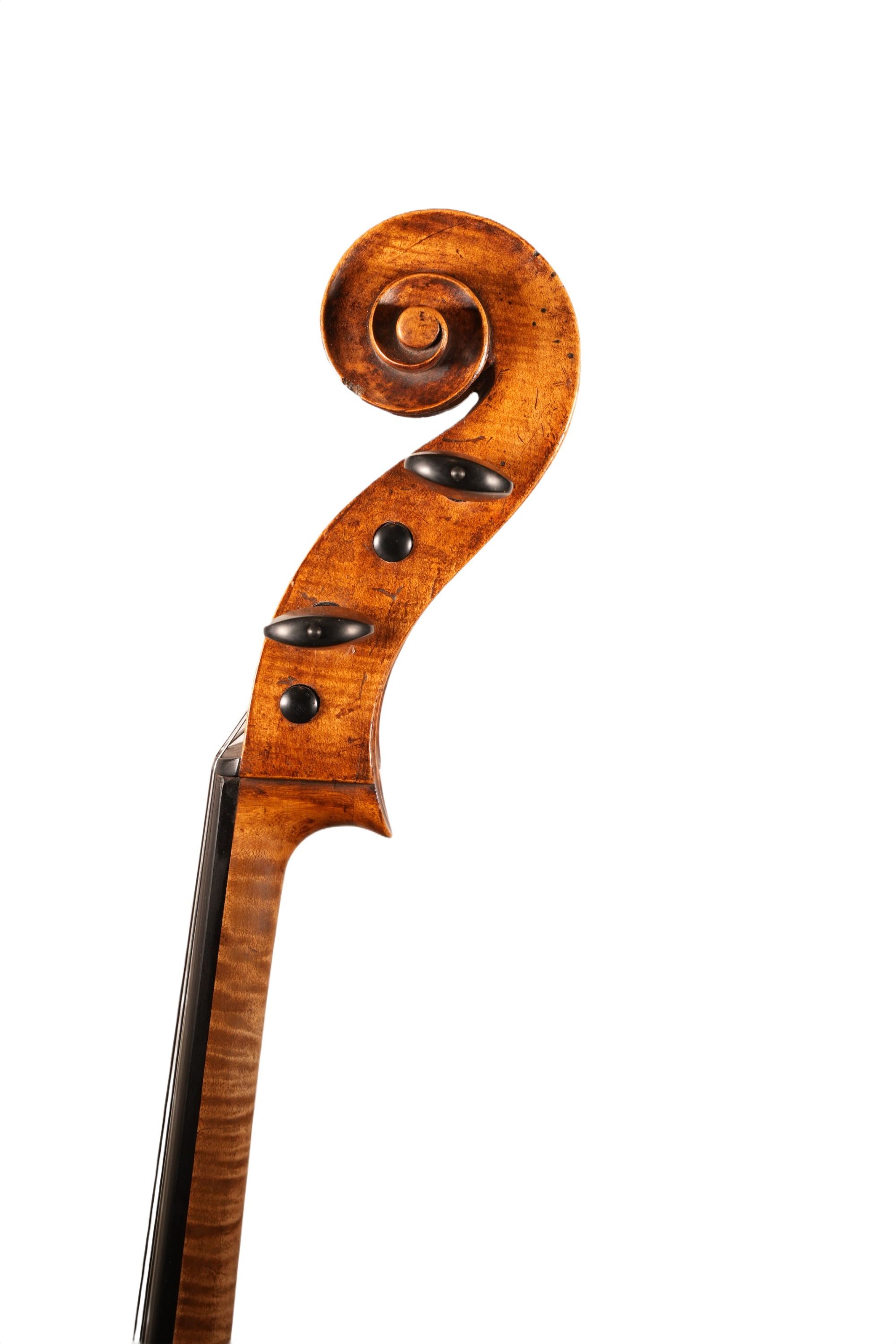 7/8 Cello Outfit - 18th Century Unlabeled English Cello