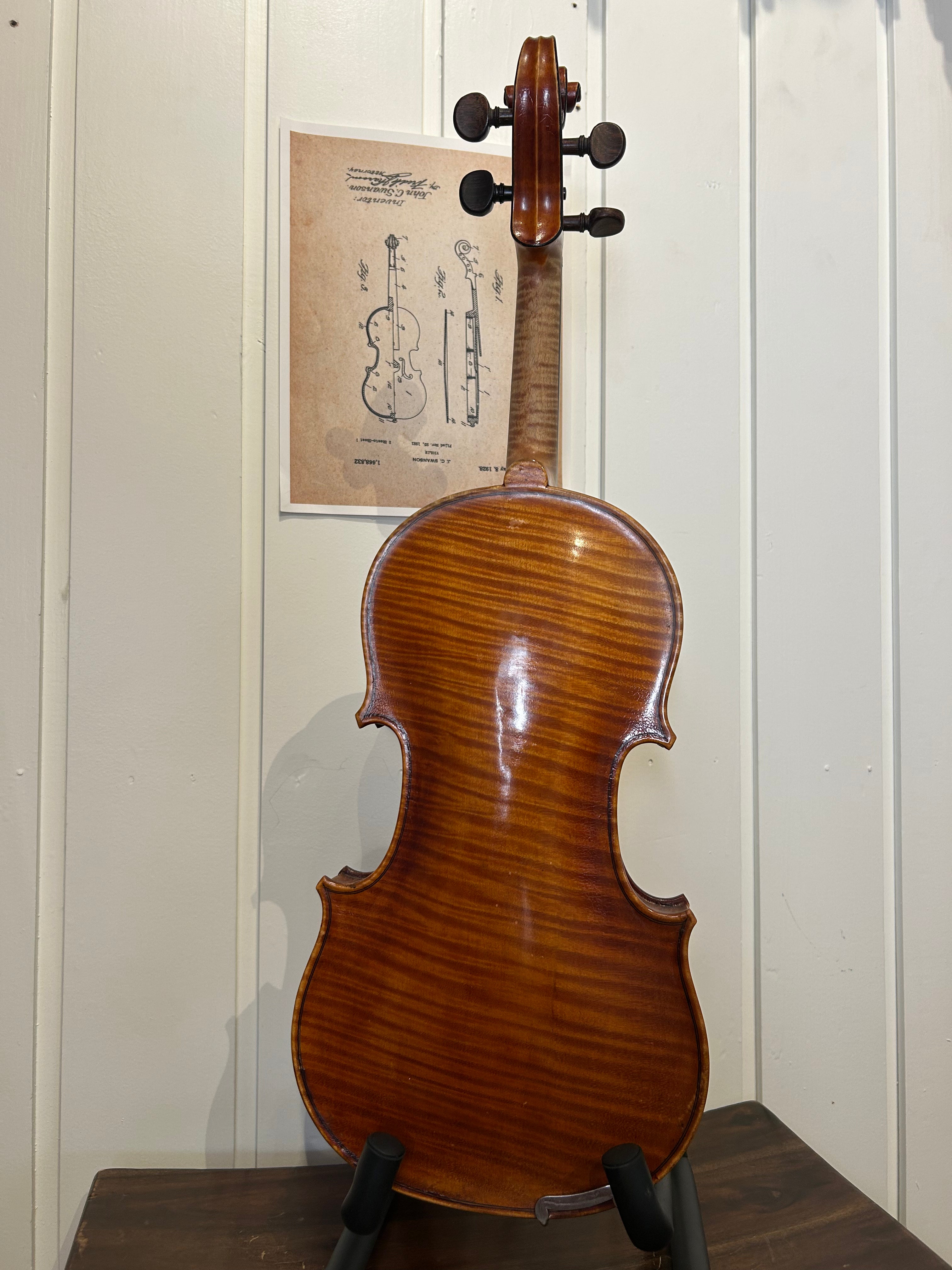 4/4 Violin Outfit - Charles Enel 1928