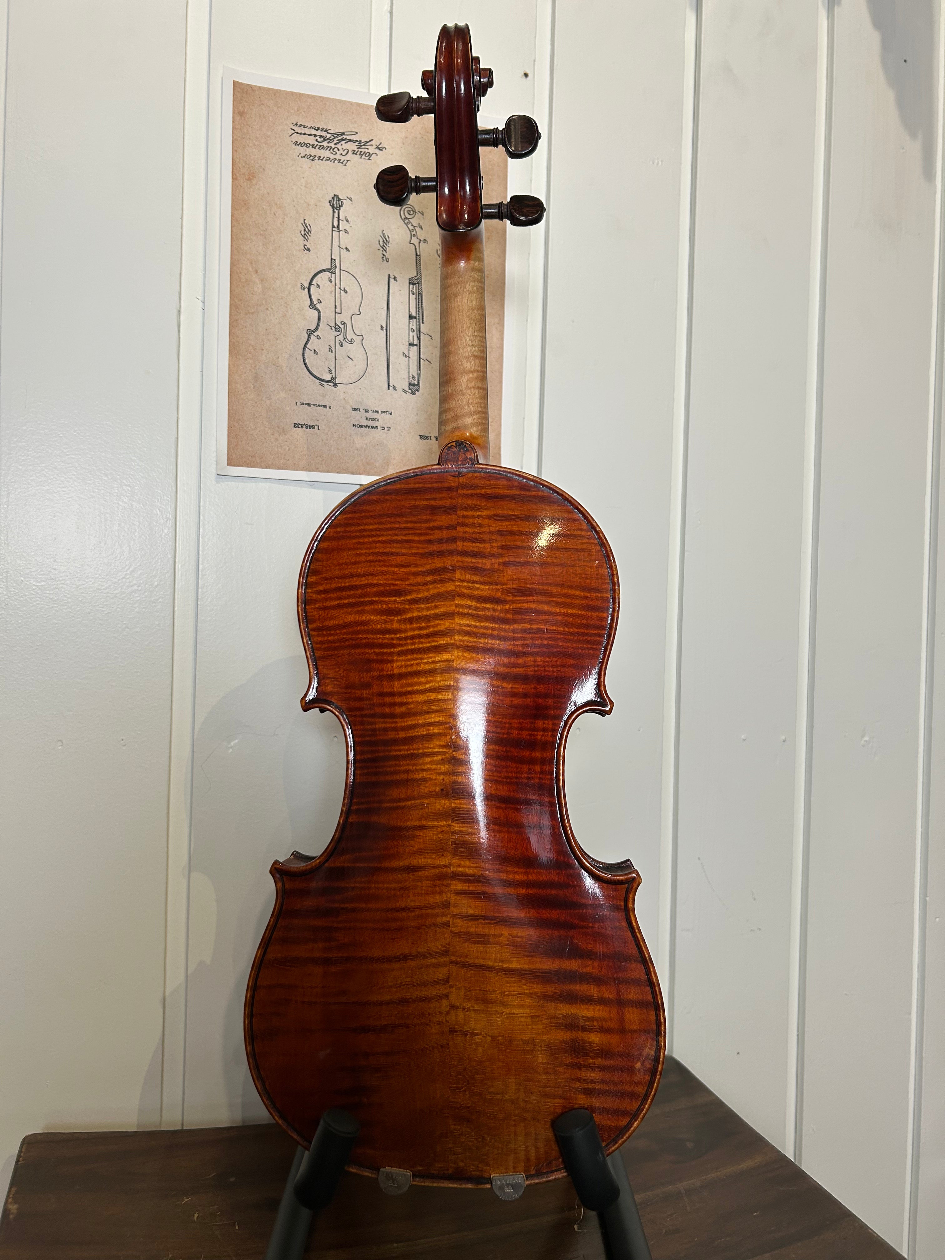 4/4 Violin Outfit - Charles Enel 1923