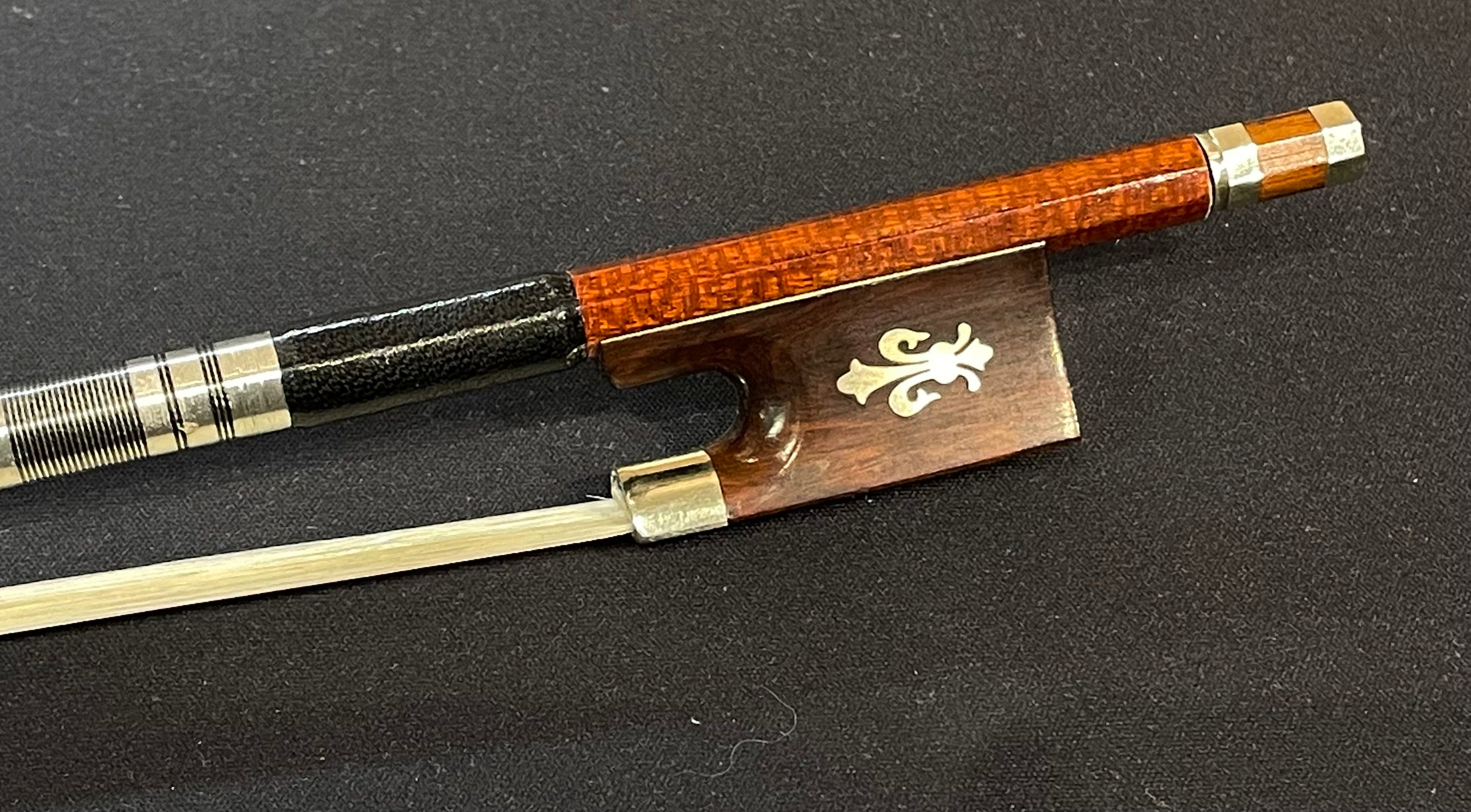 4/4 Violin Bow - X2010 Natural Carbon Fiber Model