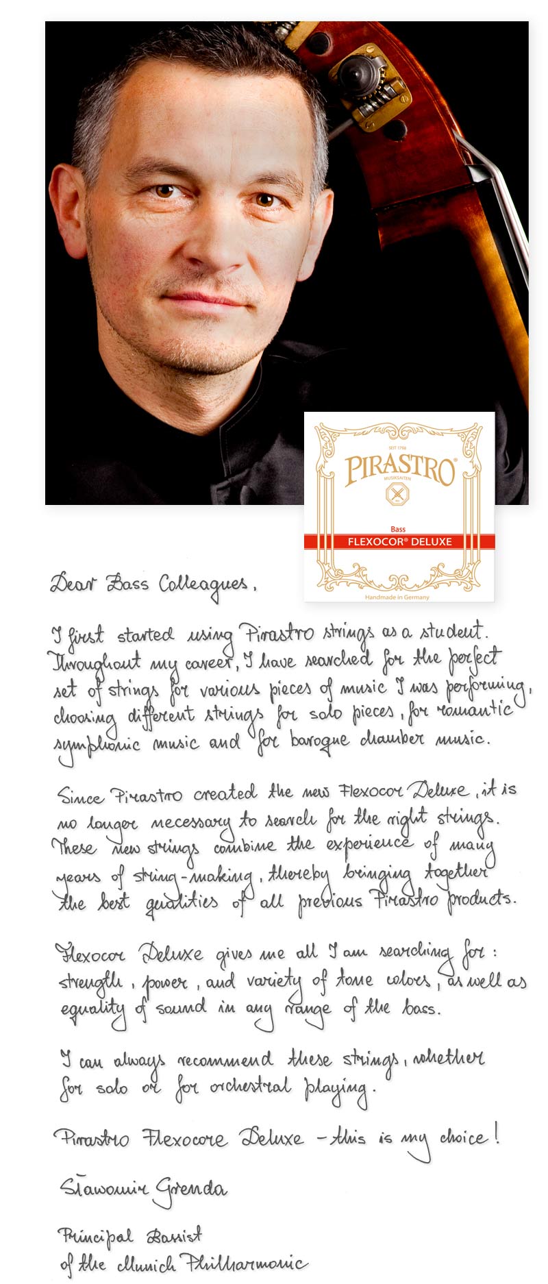 Pirastro - Flexocor Deluxe Orchestra | Double Bass