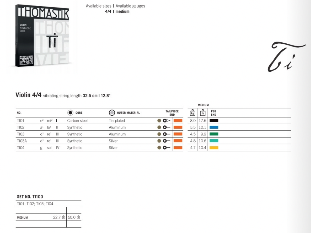 Thomastik - TI | Violin