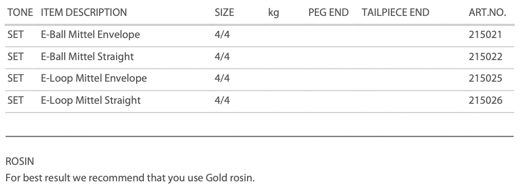 Pirastro - Gold Label | Violin E String
