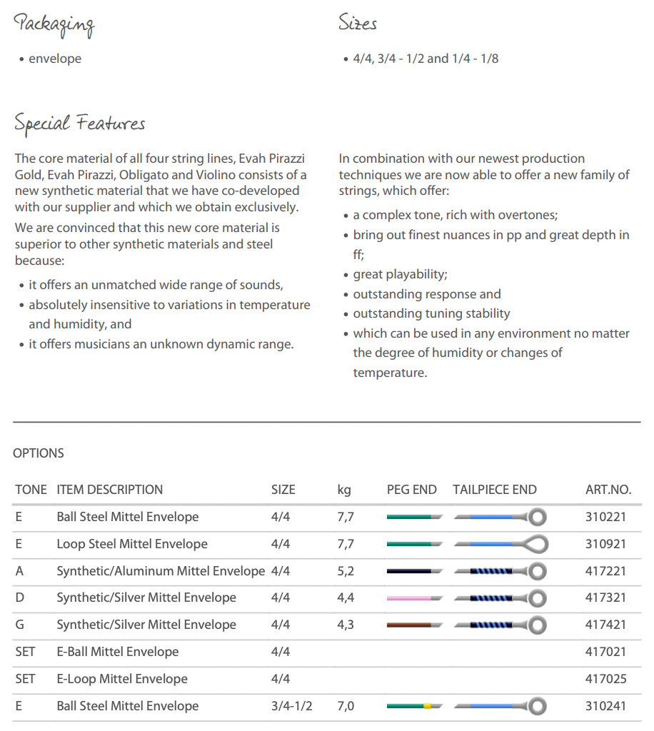 Pirastro - Violino | Violin