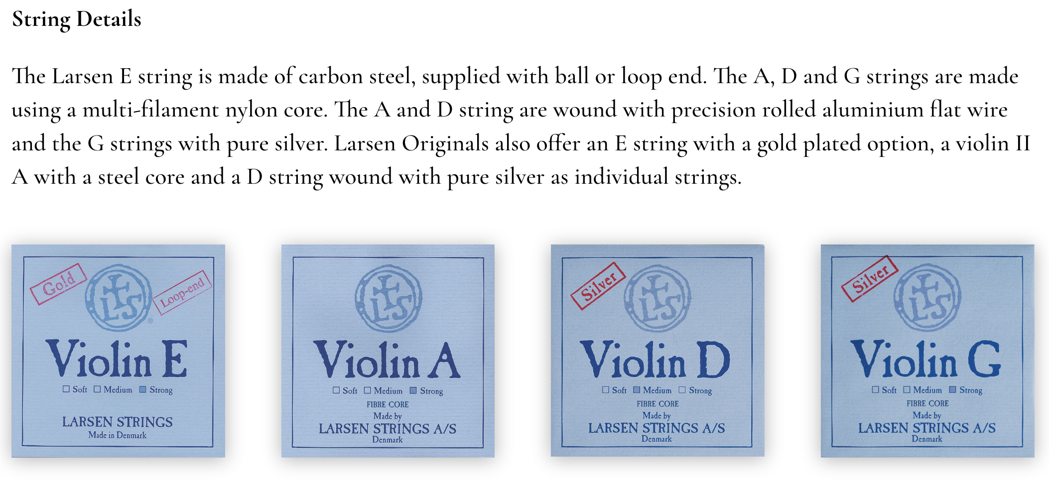 Larsen - Original | Violin