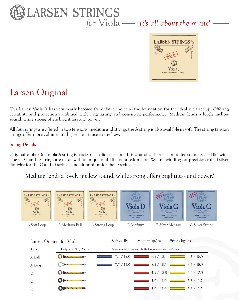 Larsen - Original | Viola