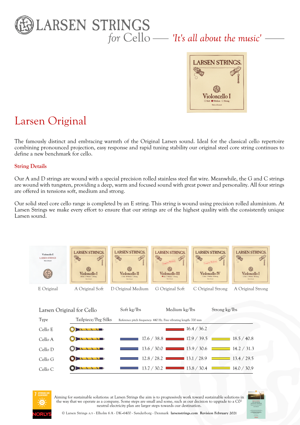 Larsen - Original | Cello