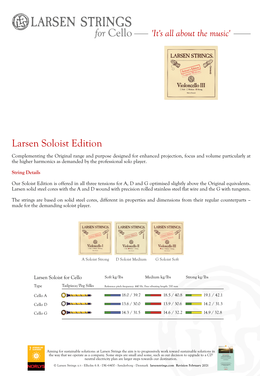 Larsen - Soloist | Cello