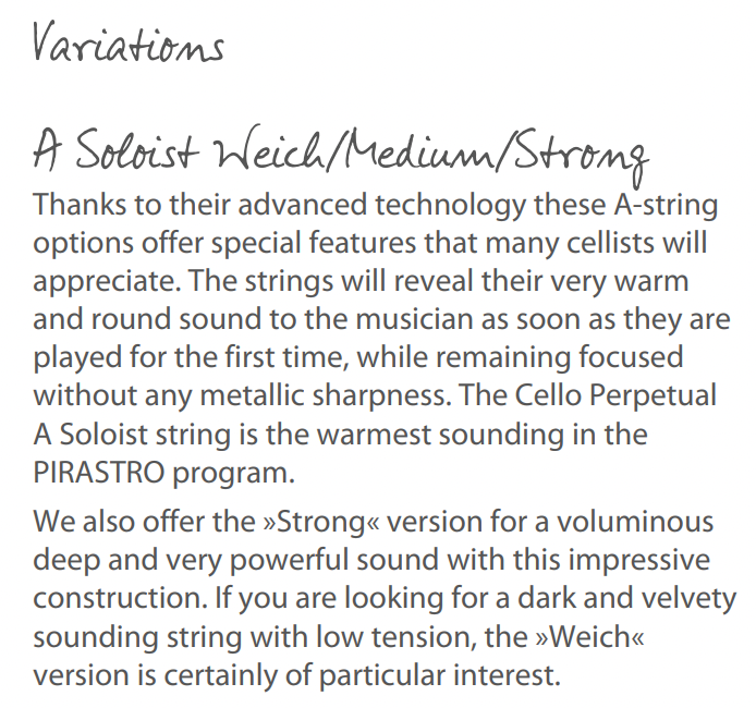 Pirastro - Perpetual Soloist | Cello