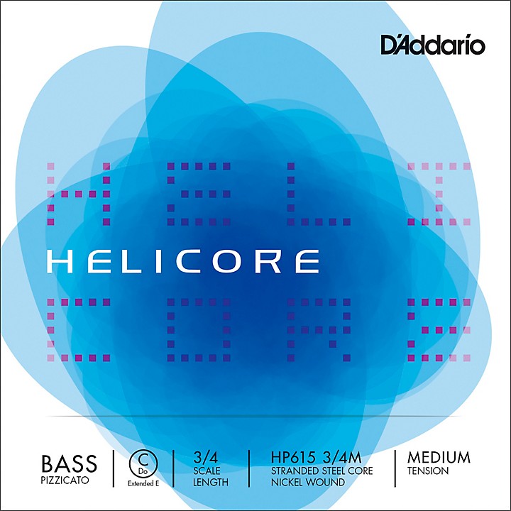 D'Addario HP615 Helicore 3/4 Size Double Bass C (ext. E) String Medium