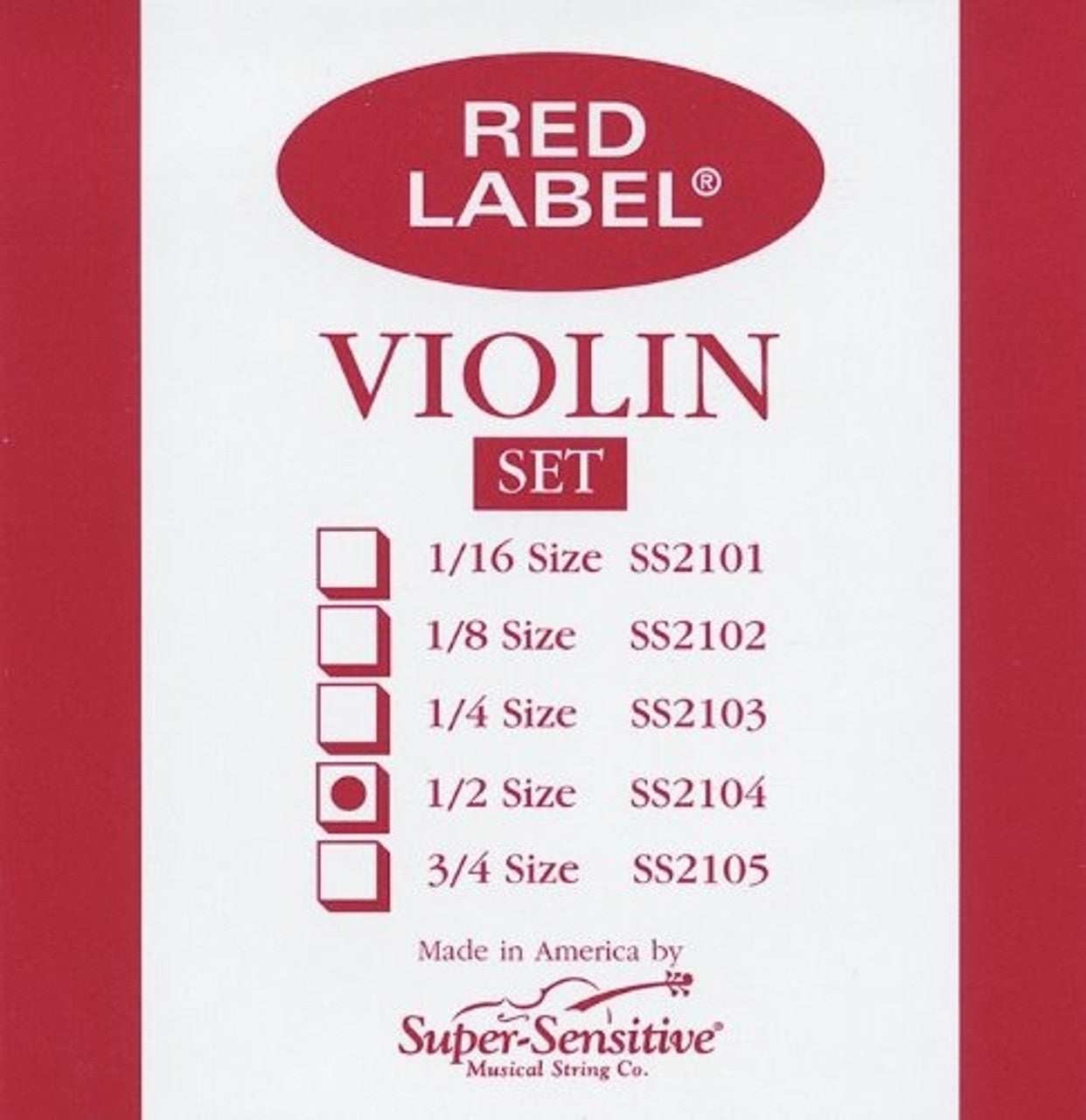 D'Addario - Red Label | Violin