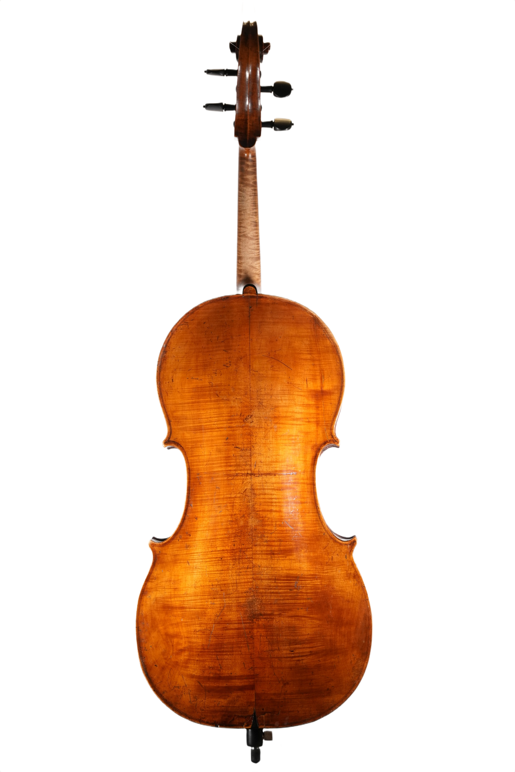 7/8 Cello Outfit - 18th Century Unlabeled English Cello