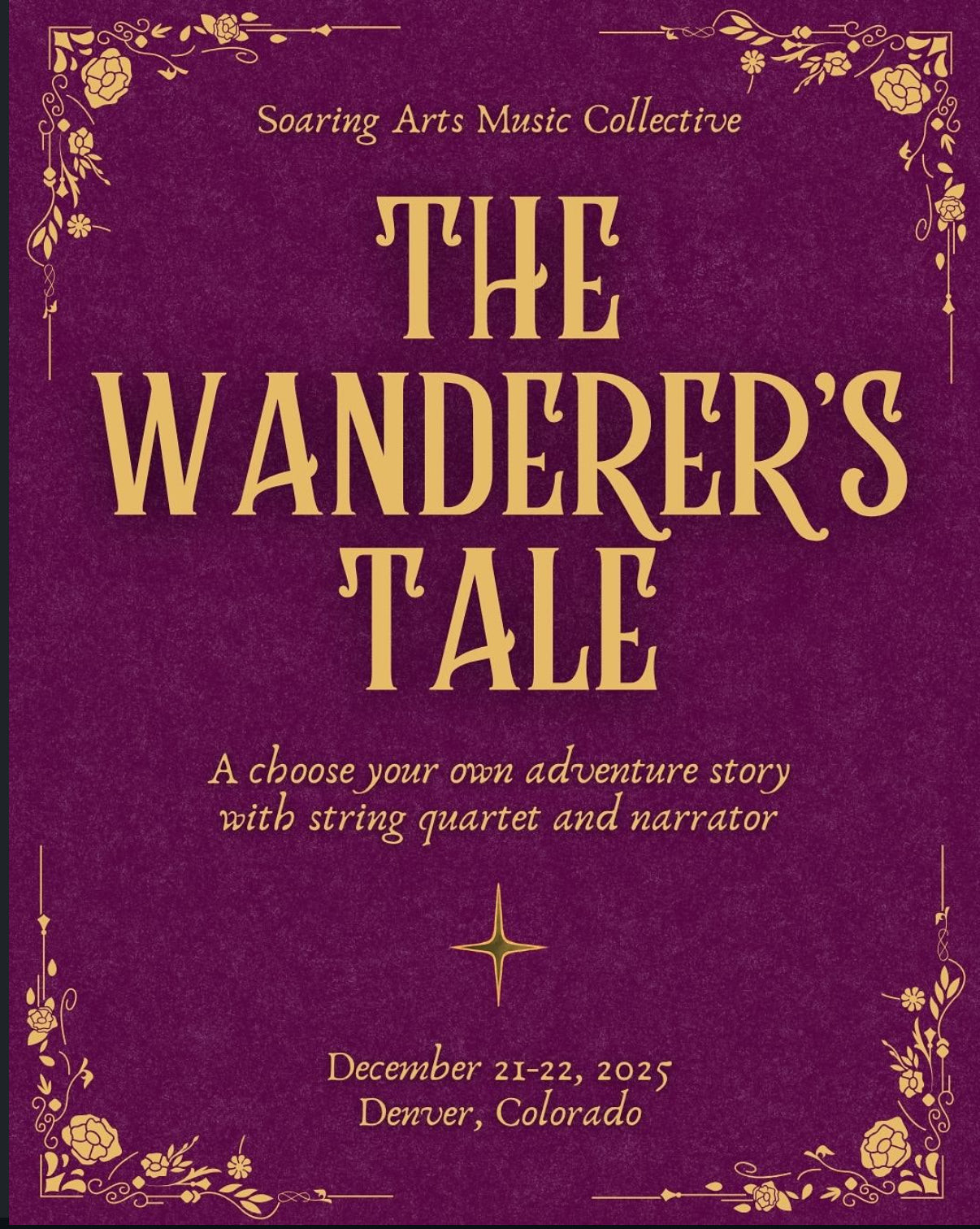 Luther Strings Presents: The Wanderer's Tale by the Soaring Arts Music Collective - Concert Ticket Reservation - Sunday, December 21 at 1:30pm