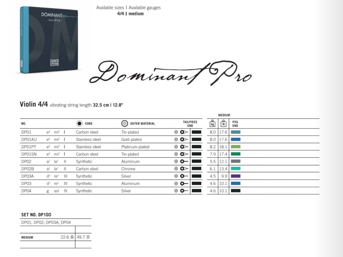 Thomastik - Dominant Pro | Violin